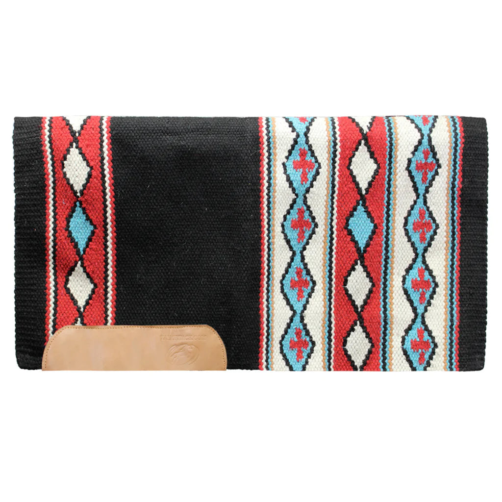 TAHOE TACK 34" X 36" GEMMA NEW ZEALAND WOOL WESTERN SHOW SADDLE BLANKET