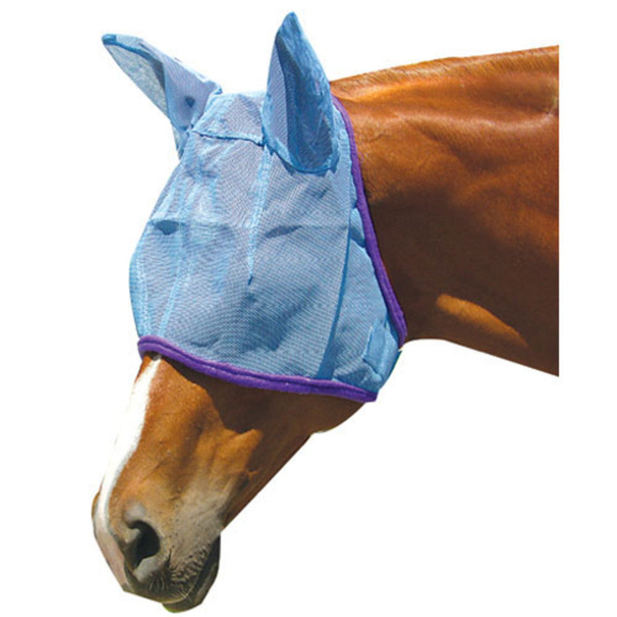 Blue Horse Fly Mask With Mask Ear Protection