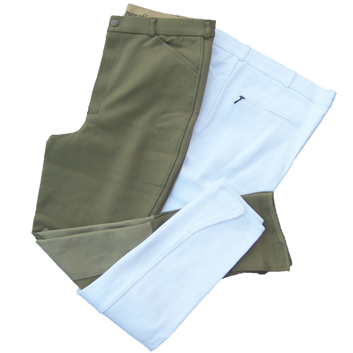 MENS SHOW BREECH WHITE 38 REG
