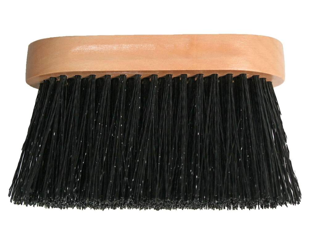 DERBY ORIGINALS CLASSIC WOODEN CRIMPED FLICK BRUSH FOR HORSES