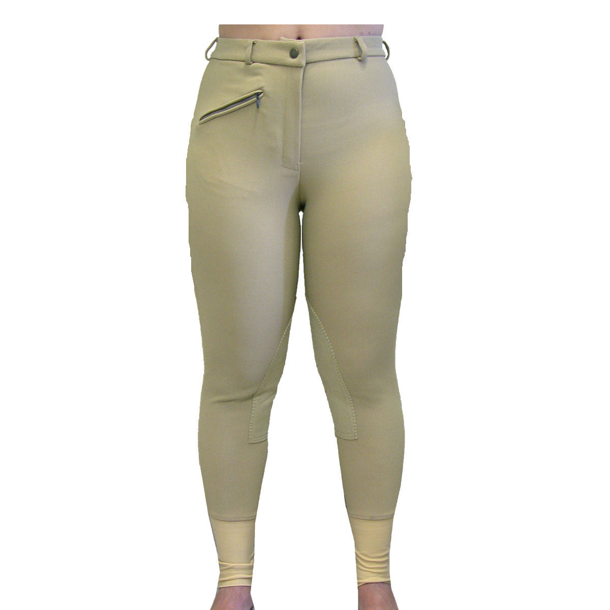 EQUINE ATHLETICS LADIES RIBBED KNEE PATCH BREECH