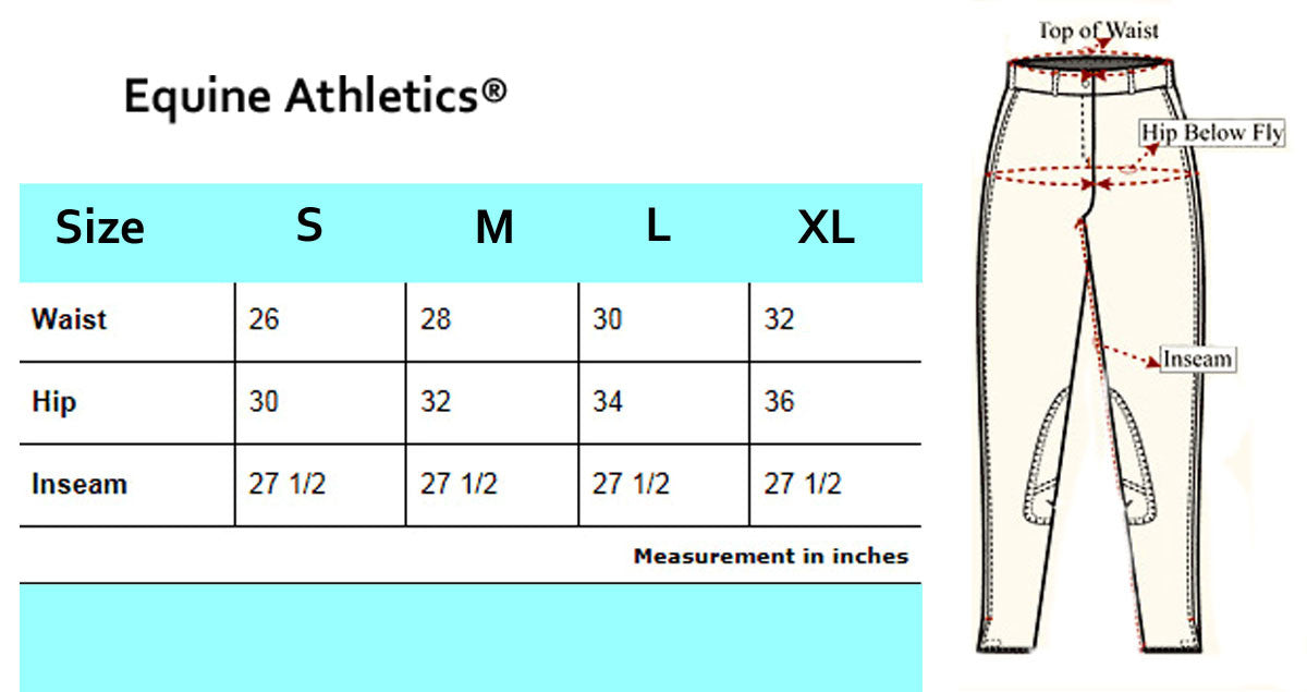 EQUINE ATHLETICS LADIES VENTILATED SCHOOLING TIGHT