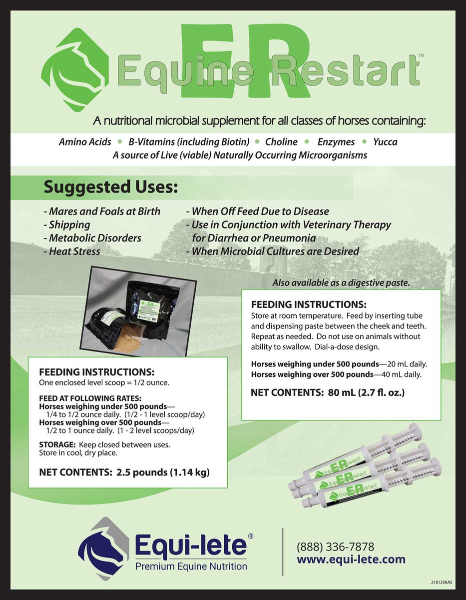 Equi-lete ER Equine Restart for Horses