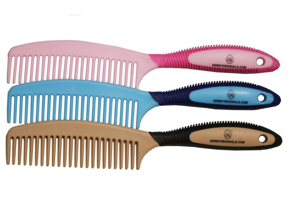 DERBY SUPER GRIP MANE AND TAIL COMB FOR HORSES