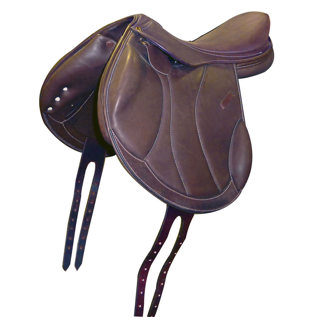 Pro-Trainer Advanced Ride Deluxe Forward Flap IGS Brown Horse Saddle