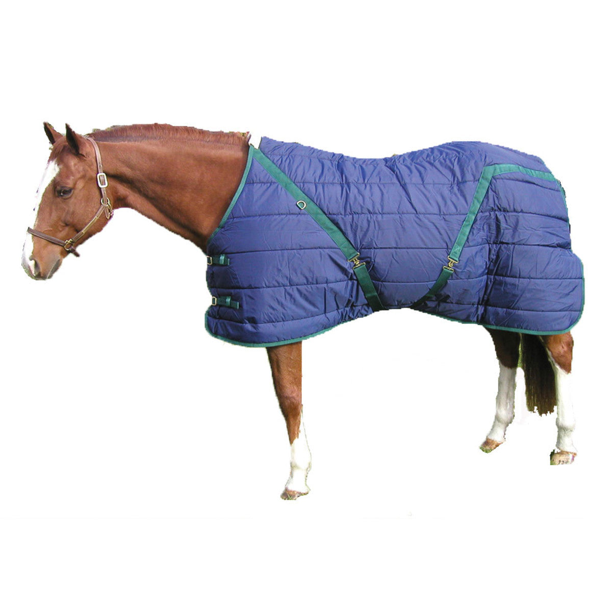 SNUGGIE PONY STABLE HORSE BLANKET NAVY 60-68