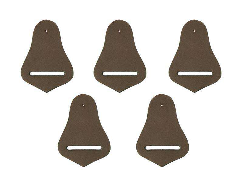 LEATHER STRAP HOLDER FOR WESTERN SADDLE - SET OF 5