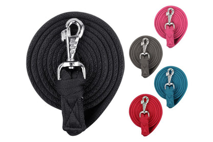 Derby Originals 7' And 10’ Premium Soft Grip Cotton Lead Horse Ropes With Replaceable Snap