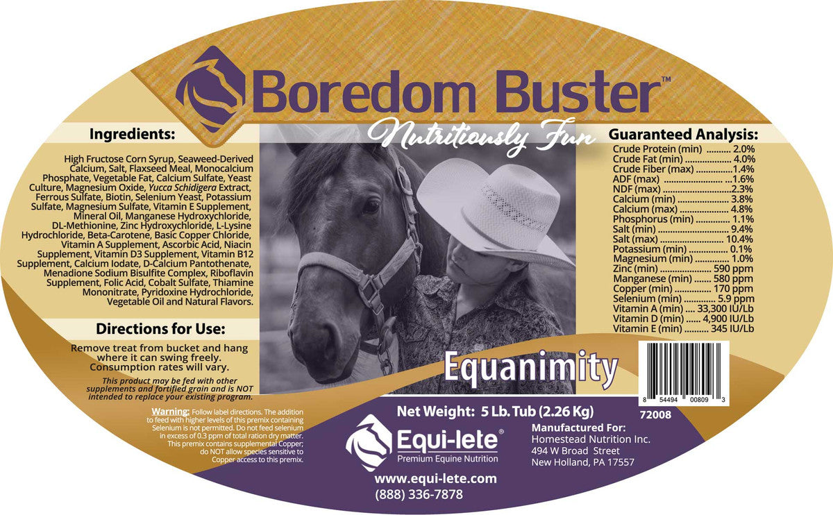 EQUI-LETE BOREDOM BUSTER