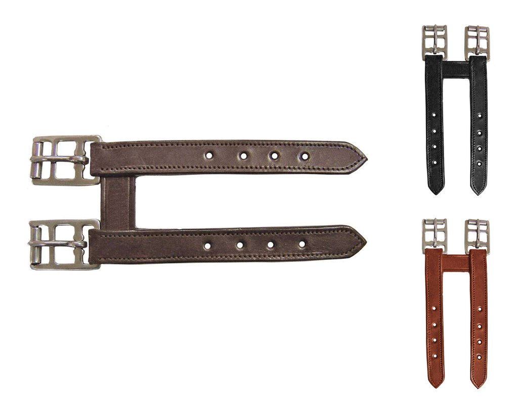 PARIS TACK ENGLISH LEATHER HORSE GIRTH EXTENDER, AVAILABLE IN MULTIPLE COLORS