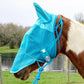 DERBY ORIGINALS UV-BLOCKER PREMIUM REFLECTIVE HORSE FLY MASK WITH EARS AND NOSE COVER WITH ONE YEAR WARRANTY