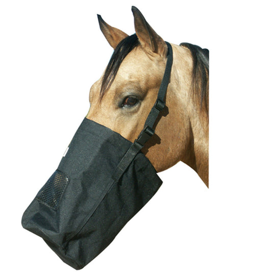 Best Friend Nylon Feed Bag with Adjustable Strap - Horse Size
