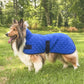 DERBY ORIGINALS HYDRO COOLING DOG JACKET WITH HARNESS COMPATIBLE OPENING - REFLECTS HEAT & KEEPS DOGS COOL FOR HOURS