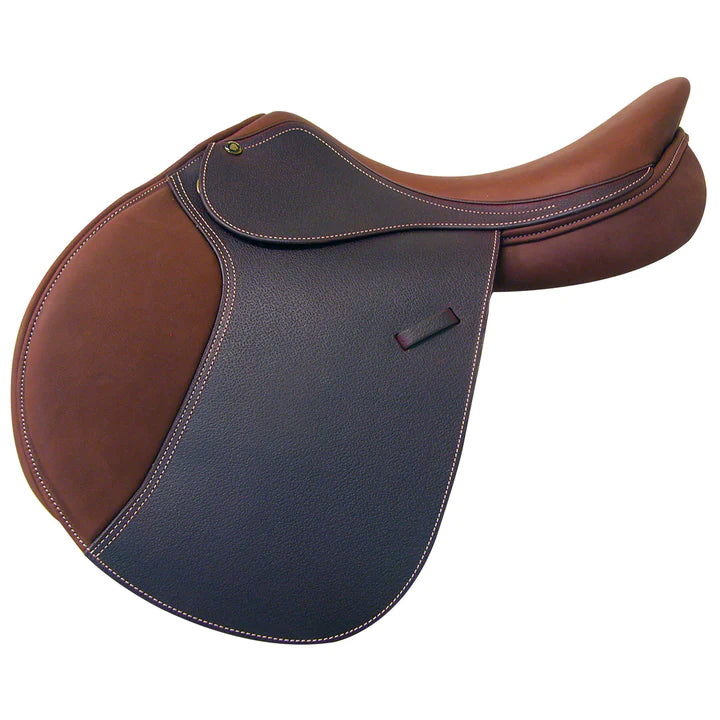 Pro-Trainer Gold Deluxe Grained Forward Flap IGS Saddle - Oak