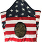 TAHOE TACK LARGE PATRIOTIC 1200D HORSE HAY BAG WITH EXTRA WIDE GUSSET AND 6 MONTH WARRANTY