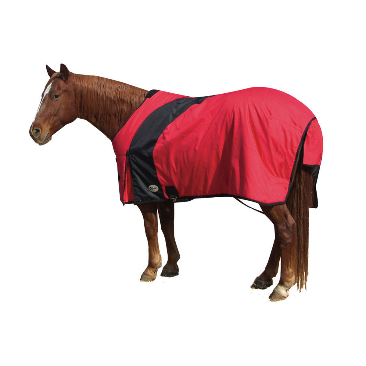 EXSELLE PRIMA HORSE BLANKET-RED WITH BLACK 68-83 FOB